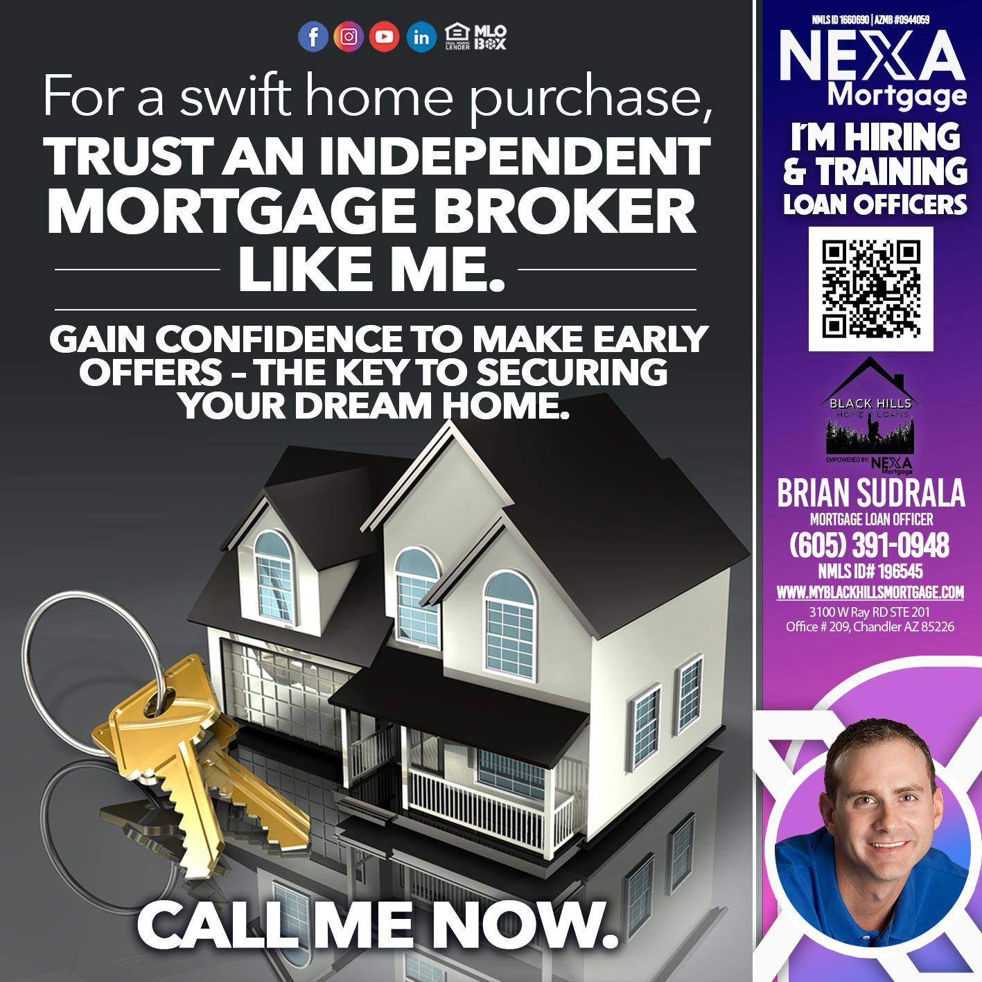 TRUST - Brian Sudrala -Mortgage Loan Officer
